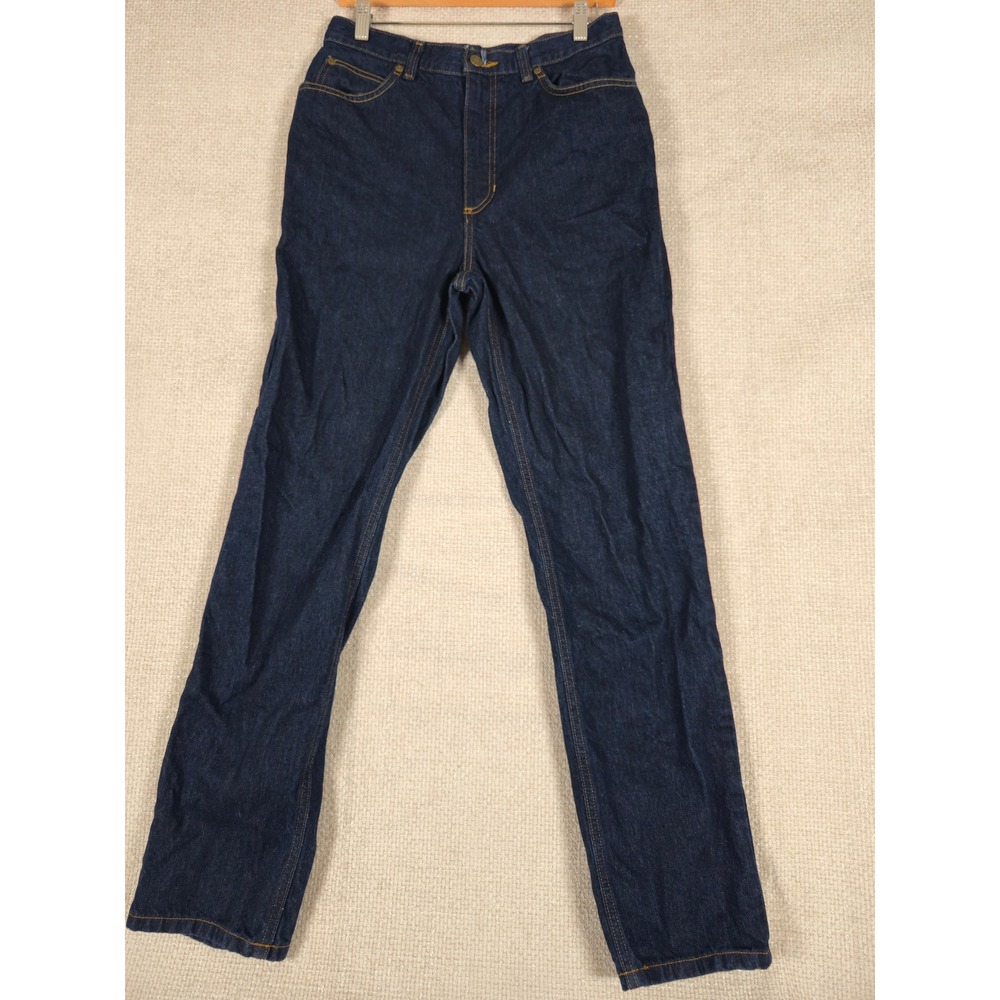 Jones Sport Women's Blue Denim Jeans Straight‎ Leg Size 10